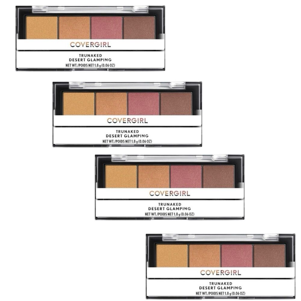 4x Covergirl Trunaked Quad Eyeshadow Palette 755 Desert Glamping